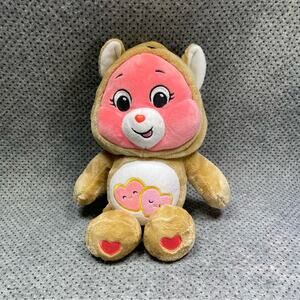 Care Bears Plush Stuffed Animal Pink Love A Lot Bear Squirrel Costume